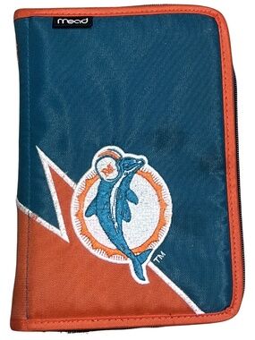 The 1996 VTG NFL Miami Dolphins Mead Student Day Planner Notepad is a retro vint